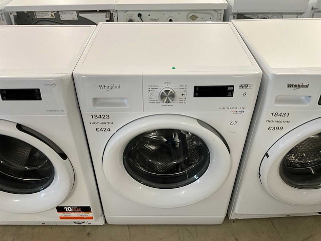 Whirlpool 7kg wasmachine (3x) - afbeelding 4 van  5