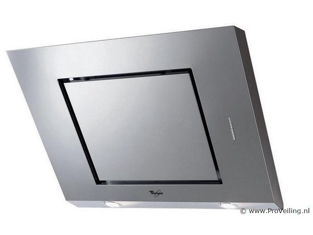 Whirlpool akr 808/1 ix rvs schuine wandafzuigkap - afbeelding 1 van  3