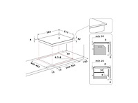 Whirlpool akt 8130 ba keramisch kookplaat zwart - afbeelding 2 van  5