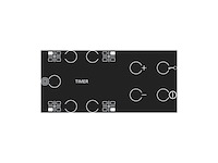 Whirlpool akt 8130 ba keramisch kookplaat zwart - afbeelding 4 van  5