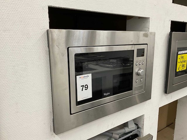 Whirlpool amw140ix inbouw magnetron rvs - afbeelding 2 van  3