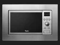 Whirlpool amw140ix inbouw magnetron rvs - afbeelding 1 van  2
