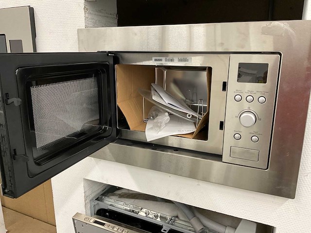 Whirlpool amw140ix inbouw magnetron rvs - afbeelding 2 van  2
