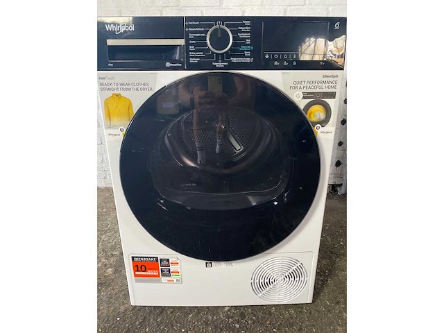 Whirlpool c wd 85m wbs be 8kg warmtepompdroger, 800w - afbeelding 2 van  5