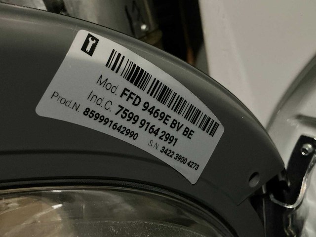 Whirlpool ffd9469e wasmachine - afbeelding 4 van  4