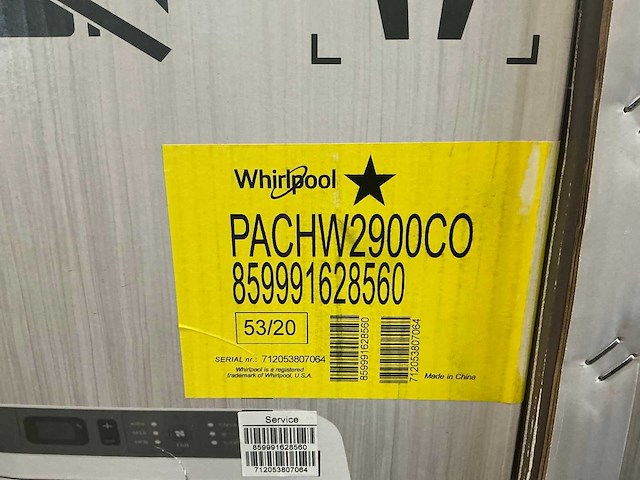 Whirlpool pachw2900co mobiele airco - afbeelding 3 van  3