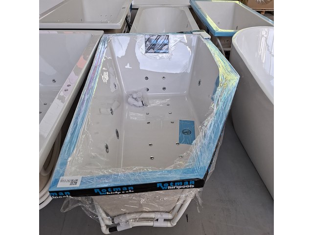 Whirlpool sanindusa, delta rechts, glans wit - afbeelding 1 van  12