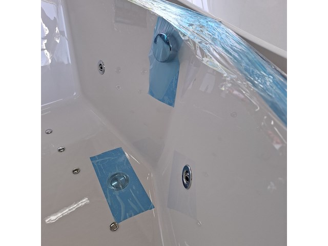 Whirlpool sanindusa, delta rechts, glans wit - afbeelding 9 van  12