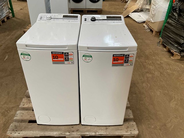 Whirlpool tdlr6261bsbe & tdlr6251bbe wasmachine (2x) - afbeelding 3 van  7