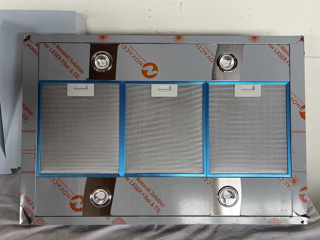Whirlpool wib93lmx - afzuigkap - eilandschouw - rvs - afbeelding 3 van  4
