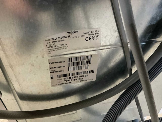 Whirpool wasmachine bovenlader - afbeelding 7 van  7