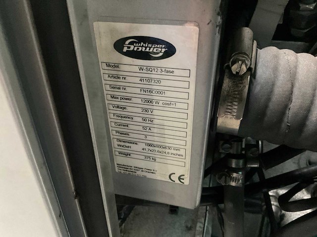 Whisperpower w-sq12 3-fase stroomgenerator - afbeelding 5 van  7