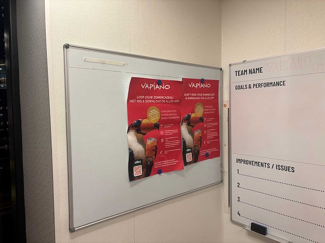 Whiteboard (2x) - afbeelding 3 van  4