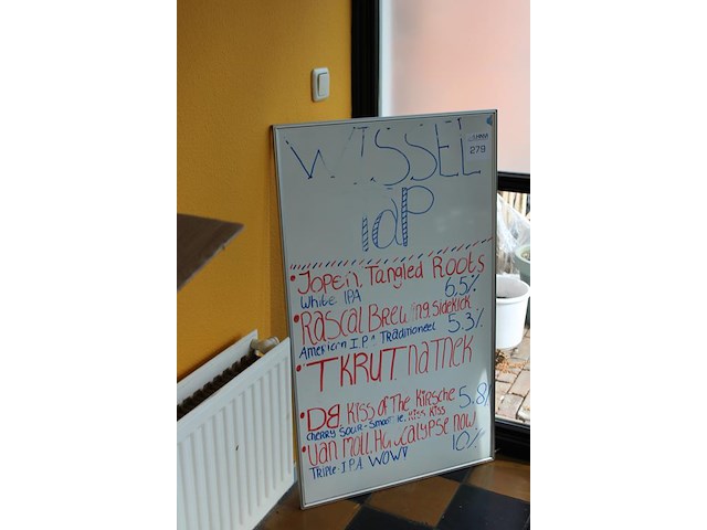 Whiteboard afm. 95 x 100 cm. - afbeelding 2 van  2