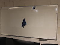 Whiteboard. afmeting 240 x 120 cm. - afbeelding 1 van  2