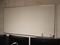 Whiteboard. afmeting240 x 120 cm. - afbeelding 1 van  2