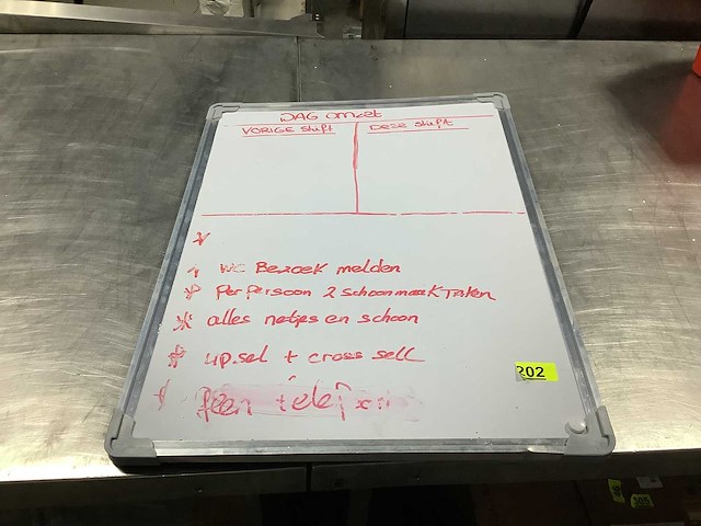 Whiteboard and flipover - afbeelding 1 van  3
