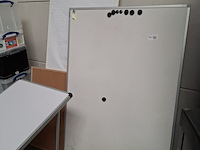Whiteboard met flip-over