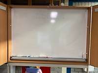 Whiteboard multifunctionele kast op wielen - afbeelding 4 van  11
