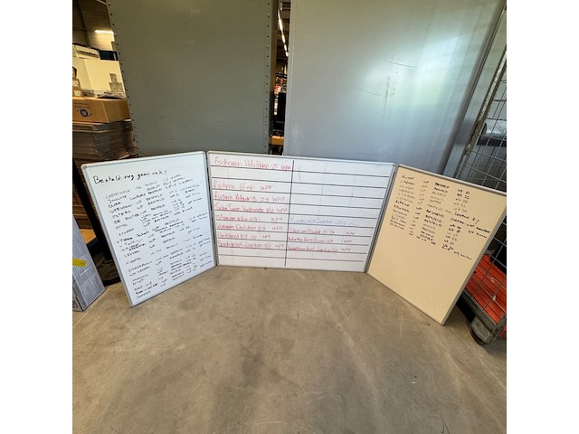 Whiteboard, uitklapbaar - afbeelding 2 van  2