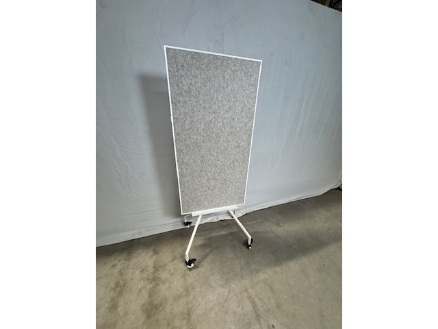 Whiteboard/prikbord ikea, elloven, wit, verrijdbaar - afbeelding 1 van  4