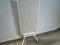 Whiteboard/prikbord ikea, elloven, wit, verrijdbaar - afbeelding 1 van  4