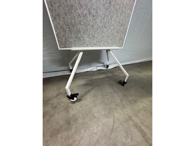 Whiteboard/prikbord ikea, elloven, wit, verrijdbaar - afbeelding 2 van  4