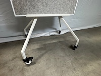 Whiteboard/prikbord ikea, elloven, wit, verrijdbaar - afbeelding 2 van  4