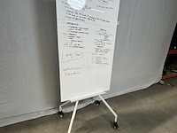 Whiteboard/prikbord ikea, elloven, wit, verrijdbaar - afbeelding 4 van  4