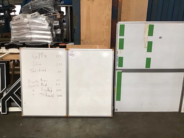 Whiteboards (8x) - afbeelding 4 van  4