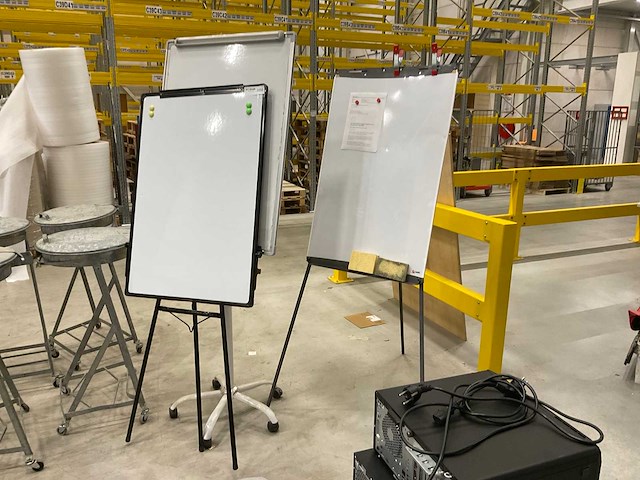 Whiteboards en flipover (3x) - afbeelding 2 van  2