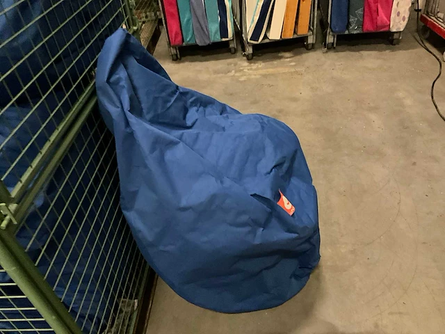 Whoober zitzak outdoor (blauw) (4x) - afbeelding 3 van  4