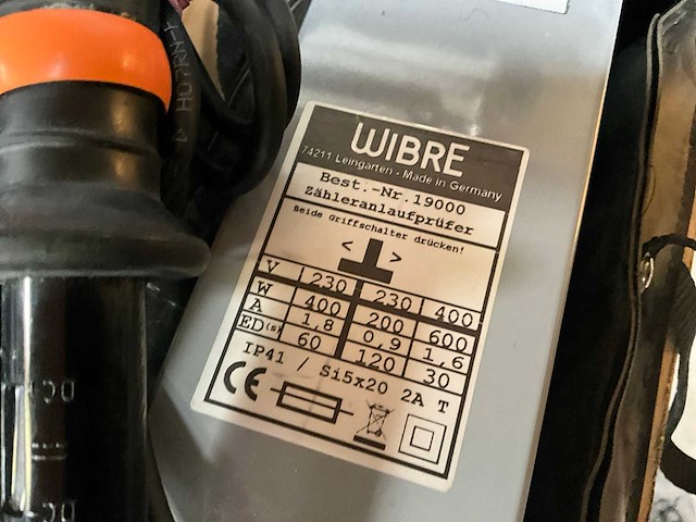 Wibre 19000 opstarttester voor meters (4x) - afbeelding 5 van  6
