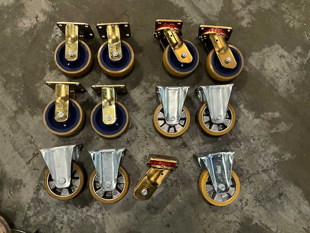 Wicke - heavy duty (zwenk)wiel 150x48 (11x) - afbeelding 1 van  8