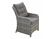 Wicker - verstelbare - tuinstoelen (4x)