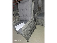 Wicker - verstelbare - tuinstoelen (4x) - afbeelding 3 van  6