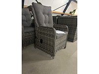 Wicker - verstelbare - tuinstoelen (4x) - afbeelding 4 van  6