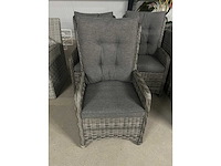 Wicker - verstelbare - tuinstoelen (4x) - afbeelding 5 van  6