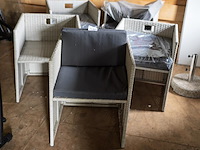 Wicker tuinstoelen - 5 stuks - afbeelding 1 van  2