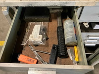 Widenhorn mobiele werkplaatskast met werkblad (2x) - afbeelding 6 van  10