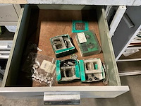 Widenhorn mobiele werkplaatskast met werkblad (2x) - afbeelding 7 van  10