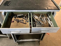 Widenhorn mobiele werkplaatskast met werkblad (2x) - afbeelding 10 van  10