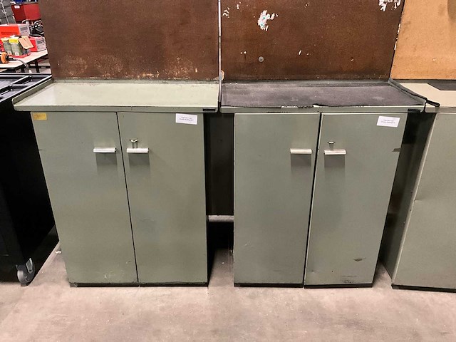 Widenhorn werkplaatskast met werkblad (2x) - afbeelding 4 van  4