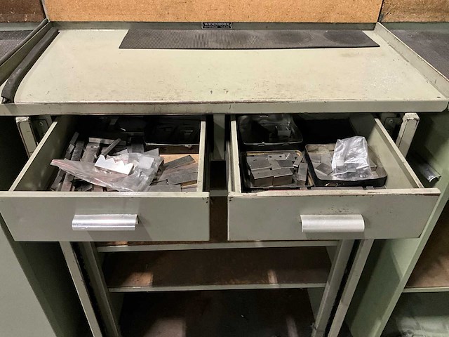 Widenhorn werkplaatskast met werkblad (2x) - afbeelding 4 van  6