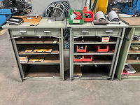 Widenhorn werkplaatskast met werkblad (2x) - afbeelding 1 van  6