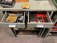 Widenhorn werkplaatskast met werkblad (2x) - afbeelding 3 van  6