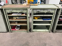 Widenhorn werkplaatskast met werkblad (2x) - afbeelding 1 van  7