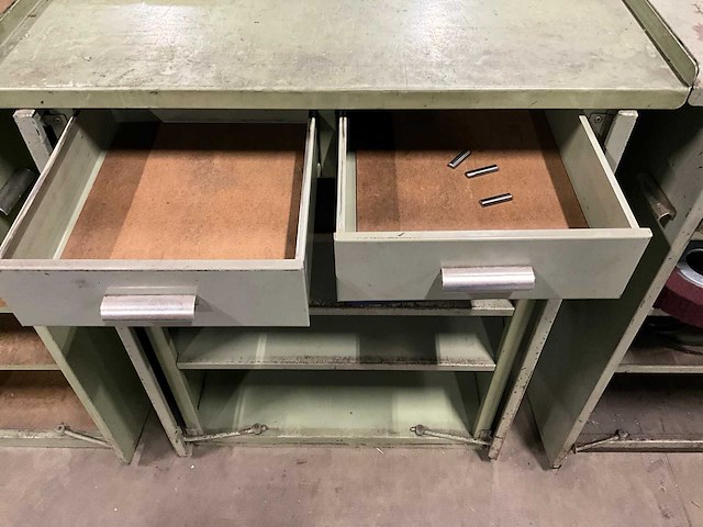 Widenhorn werkplaatskast met werkblad (2x) - afbeelding 5 van  7