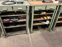 Widenhorn werkplaatskast met werkblad (2x) - afbeelding 1 van  6