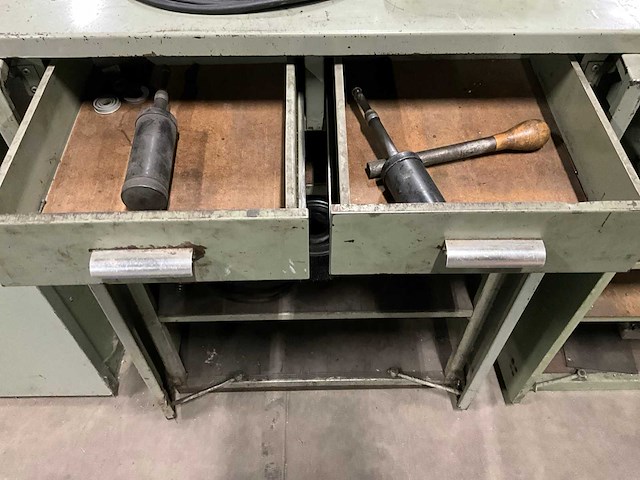 Widenhorn werkplaatskast met werkblad (2x) - afbeelding 2 van  6